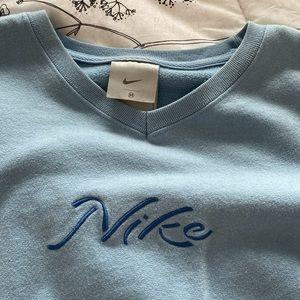 Blue Nike Crew Neck Size M